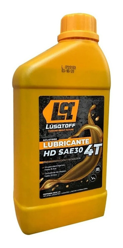 Aceite Lusqtoff Sae 30 4t Grupos Electrógenos Compresor 1 Lt
