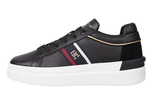 Tenis Mujer Casual De Piel Marca Tommy Hilfiger Modelo 87bd