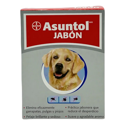 Asuntol Jabón Antipulgas Garrapatas Piojos Para Perros 100g Elanco | Envío gratis