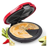 Taco Tuesday 10-inch 6-wedge Electric Deluxe Quesadilla Make