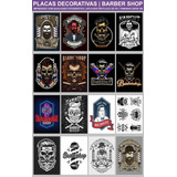 Kit 15 Quadros Placas Decorativas Barbearia Tam. 20x29 Cm