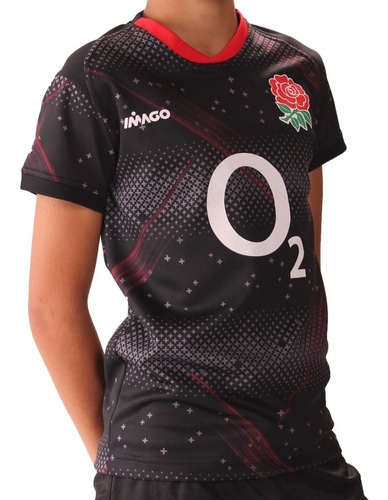 Camiseta De Rugby Niño England / Talles 8 - 10 - 12 - 14