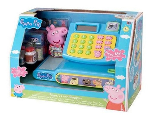 Peppa Pig Caja Registradora Accesorios Y Calculadora