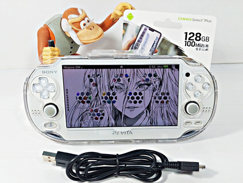Consola Sony Psvita Fat Oled Edición White 128gb + Juegos