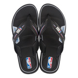 Sandalia Hombre Negro Nba Thong Rider