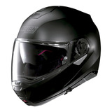 Casco Moto Nolan N100-5 Classic Con Pinlock Rebatible Color Negro Mate Tamaño Del Casco L