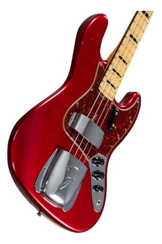 Fender Custom Shop 68 Jazz Bass Bajo Aged Candy Apple Red