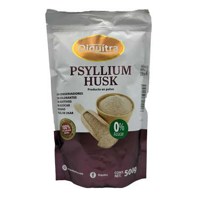 Psyllium Husk Plantago Zaragatona Polvo Premium 500 Gr | Meses sin interés