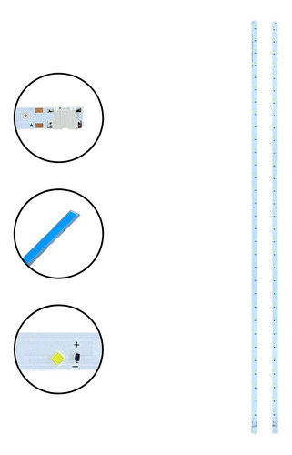 Kit 2 Barras De Led Un49k5300ag Un49k5300 Completo