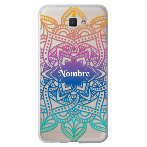 Funda Galaxy Mandalas Personalizada Con Tu Nombre