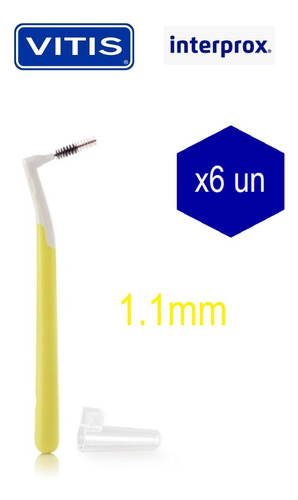 Cepillo Interprox Plus Mini 1.1mm Pack X6 Unidades