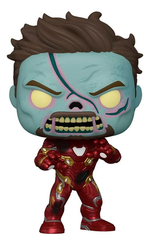 Figura Funko Pop Marvel What If Iron Man Zombie Jumbo 948