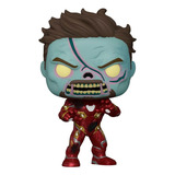 Figura Funko Pop Marvel What If Iron Man Zombie Jumbo 948