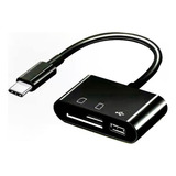 Adaptador De Lector De Tarjetas Otg Para Teléfono Sd Tf, 3 E