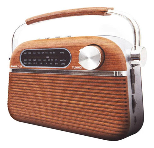 Radio Vintage Philco Vt329 Fm Usb Sd