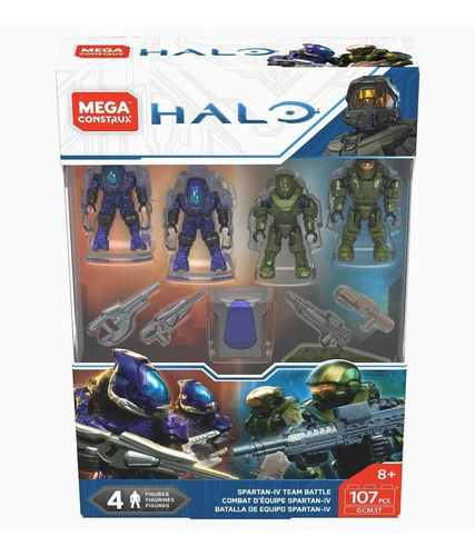 Mega Construx Batalla De Equipo Spartan-iv Halo