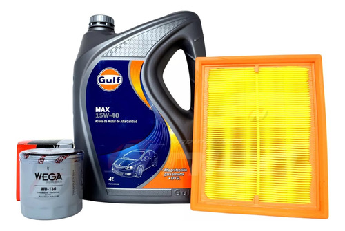 Kit Filtros + Aceite Gulf 15w40 4lts Chevrolet Corsa