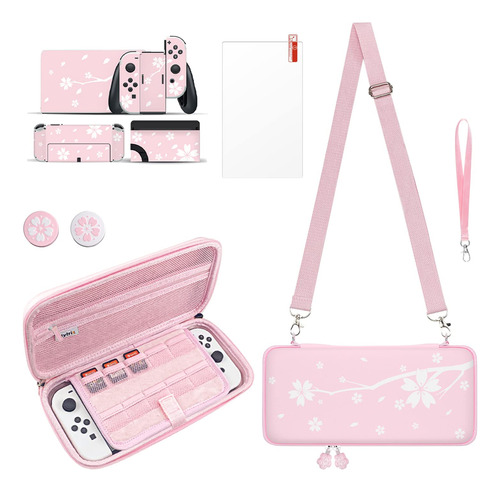 Mytrix Cute Carrying Case For Nintendo Switch Oled, Portabl.