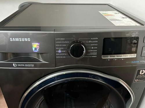 Lavarropas Samsung Add Wash Gris