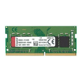 Kingston Memoria Notebook Ddr3l 8gb 1600mhz Sodimm