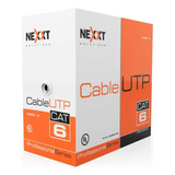 Cable Red Utp Cat 6 Nexxt 305 Mts Interior Redes Rj45 