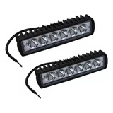 Pack 2 Foco Led Focos Neblineros Led Barra Led 4x4 18w