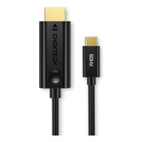 Adaptador Hdmi A Tipo C 1.8m Negro