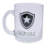 Caneca De Vidro + Abridor De Garrafa Botafogo Oficial 350ml 