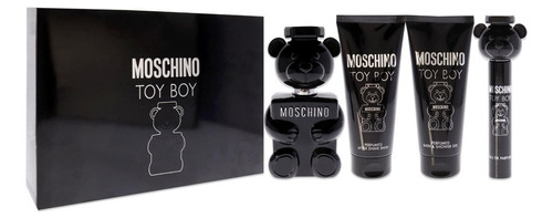 Set 4 Piezas Toy Boy Para Hombre De Moschino Edp