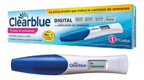 Test De Embarazo Clearblue Prueba Digital Domicilio Discreto