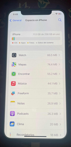 iPhone XS 256gb. Excelentes Condiciones. S/accesorios.