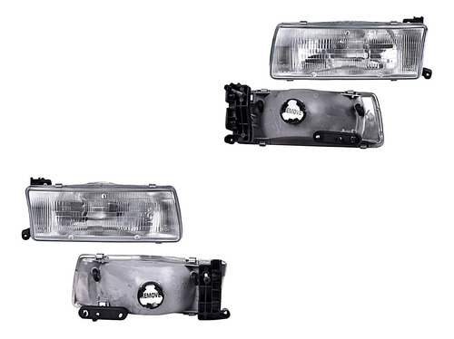 2 Faros Delanteros Depo Nissan Tsuru Del 1992 Al 1993