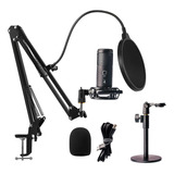 Kit De Microfono Usb De Condensador Ftf Gear Studio Con A...