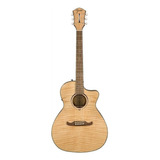 Guitarra Acústica Fender Alternative Fa-345ce 0971343021 Para Diestros Natural Walnut Brillante