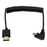 Cable Micro Hdmi A Hdmi Estándar, Cable En Espiral Mic...