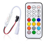 Controlador Led Rf 21 Teclas Led Inteligente Ws2811 Ws2812b