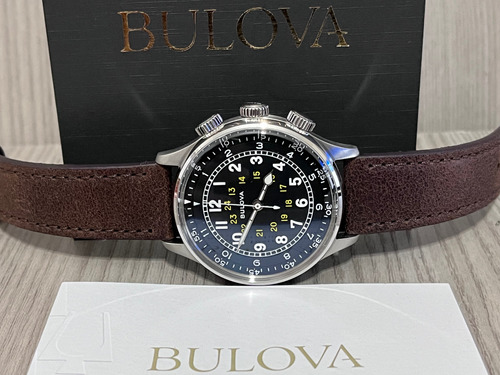 Bulova Militar Reedição A15 Pilot Automático Military 96a245