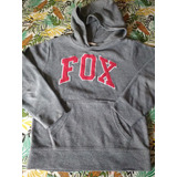 Buzo Hoodie Fox Niños Imp Talle 12 Impecable/belgrano