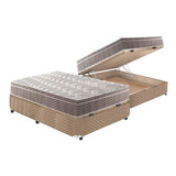 Cama Box Baú Casal: Colchão Ortopédico Paropas D33 / Ep Con