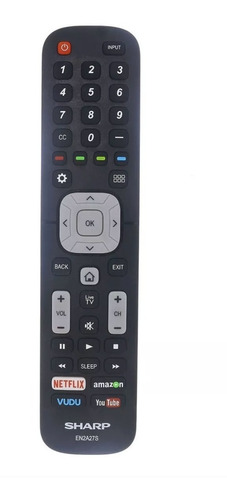 Control Remoto Smart Tv Sharp Compatible Con En2at27s