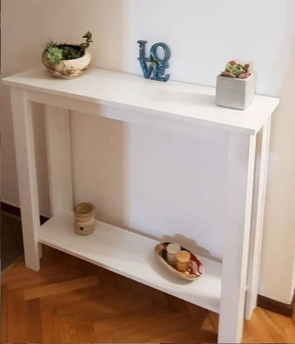 Mesa De Arrime Recibidor Minimalista Barra Auxiliar 