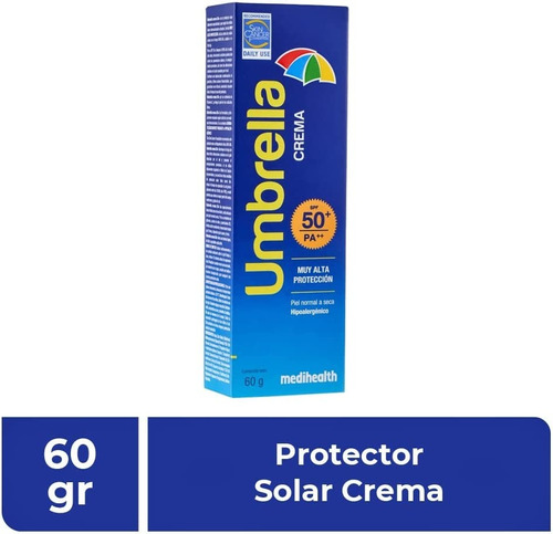 Protector Solar Umbrella Crema Spf 50+, - g a $2472