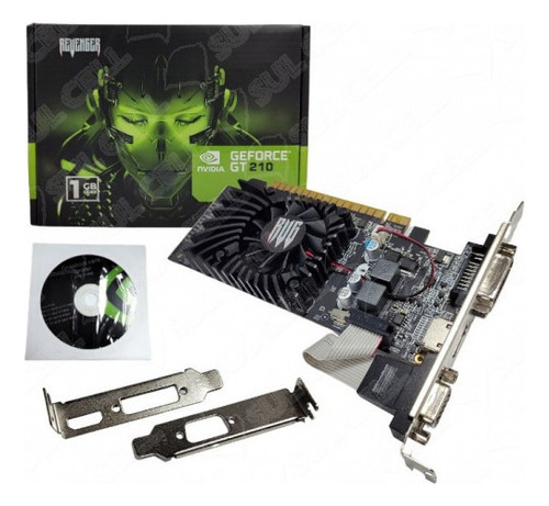 Placa De Vídeo Nvidia Geforce Gt 210 Gt210 1gb 64bits Ddr3 