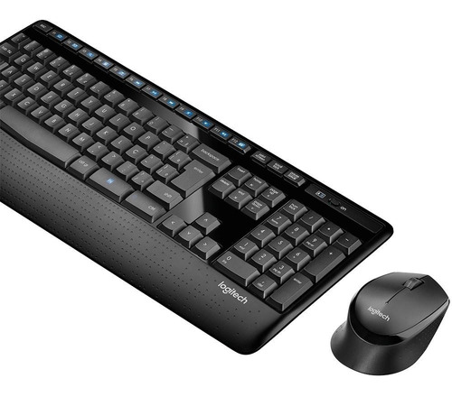 Teclado+mouse Logitech Mk345 S/fio Preto Usb