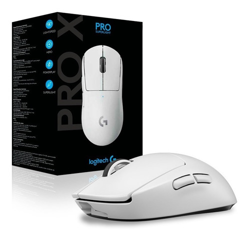 Mouse Gamer Inalámbrico Logitech Pro X Superlight Blanco