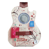 Guitarra Infantil De Juguete Niñas Con Sonido Y Pua Corazon