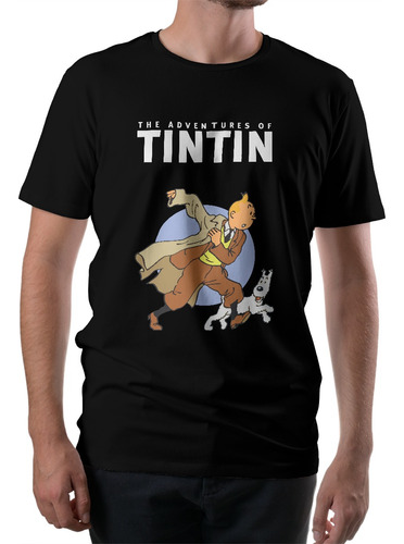 Camiseta Camisa As Aventuras De Tintin E Laika Anime Unissex