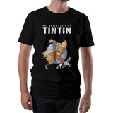 Camiseta Camisa As Aventuras De Tintin E Laika Anime Unissex