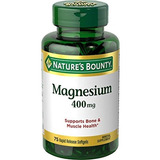 Natures Bounty Magnesio 400 Mg 75 Capsulas Salud De Huesos