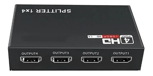 Multiplicador Splitter Hdmi 1 Entrada X 4 Salidas 1080p 1x4